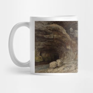 Grotto of Sarrazine near Nans-sous-Sainte-Anne by Gustave Courbet Mug